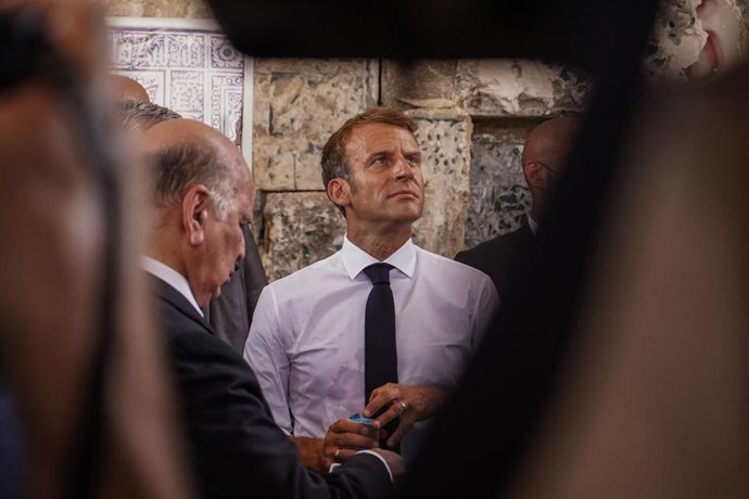 El presidente francés, Emmanuel Macron