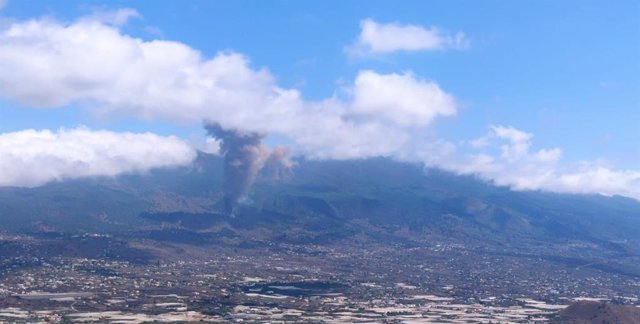 Erupción volcánica en la isla de La Palma
