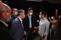 Sánchez muestra el compromiso del Gobierno para que las pérdidas materiales sean repuestas "cuanto antes"