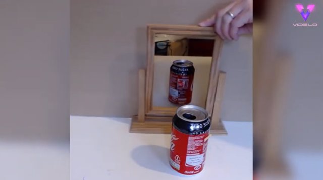 Esta ilusión óptica te dejará tratando de averiguar cuántas latas de refresco se están utilizando realmente