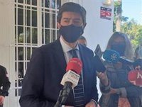 Marín recuerda que el Gobierno andaluz está "a disposición" del Gobierno de Canarias para lo que pudiera necesitar