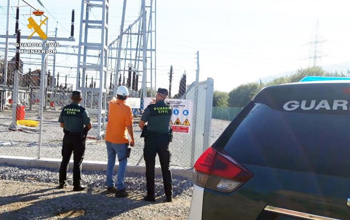 Subestación de Astillero donde se cometió el robo del cable