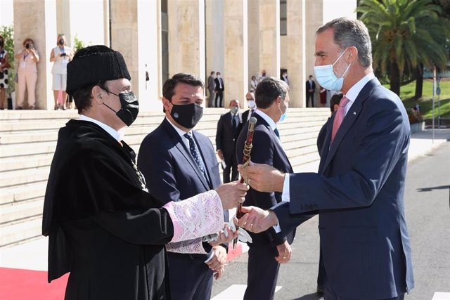 El Rey Felipe VI asiste a la inauguración del curos académico universitario en Córdoba