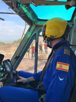 Imágenes facilitadas por helicóptero de la Dirección General de Seguridad Ciudadana y Emergencias