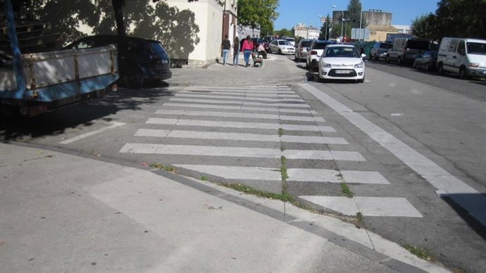 Imagen de una de las aceras.