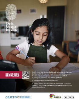 Campaña 'Deja buena huella' de Prisa.