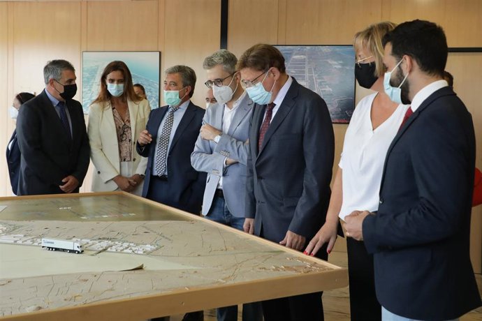 Puig tras la reunión del consejo de administración de Parc Sagunt