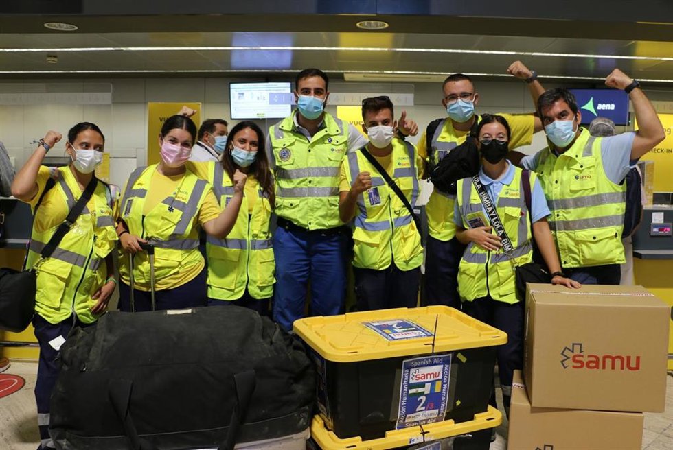 Voluntarios de SAMU