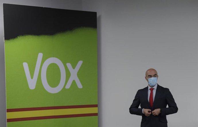 El vicepresidente primero de Acción Política y eurodiputado de Vox, Jorge Buxadé
