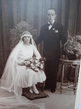 Boda de Pedro Izquierdo con María Antonia Zamora