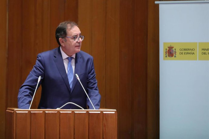 Archivo - El secretario general de Instituciones Penitenciarias, Ángel Luis Ortiz González, durante el acto por Nuestra Señora de la Merced en 2019