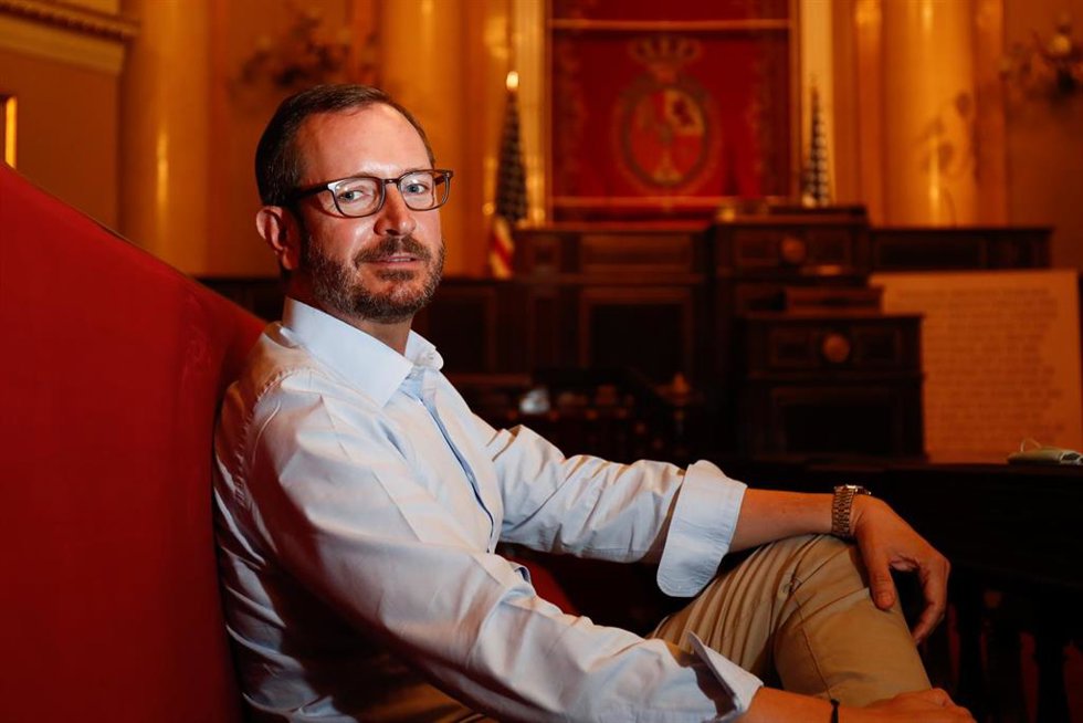 Archivo - El portavoz del Grupo Popular en el Senado, Javier Maroto.