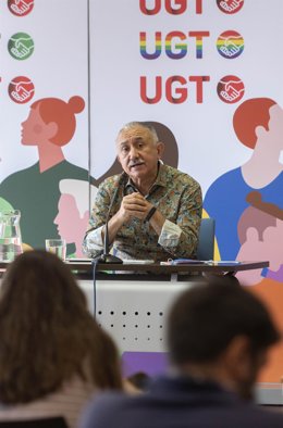 El secretario general de UGT, Pepe Álvarez
