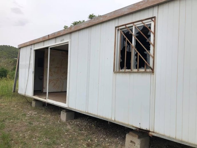 Instalaciones del campo de fútbol de s'Arracó, en Andratx.