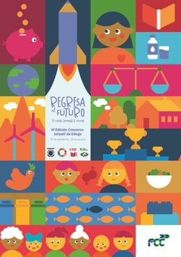 Cartel de la convocatoria del concurso 'Regresa al futuro'