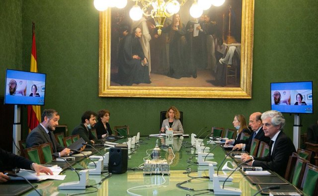 Archivo - Reunión de la Mesa del Congreso.