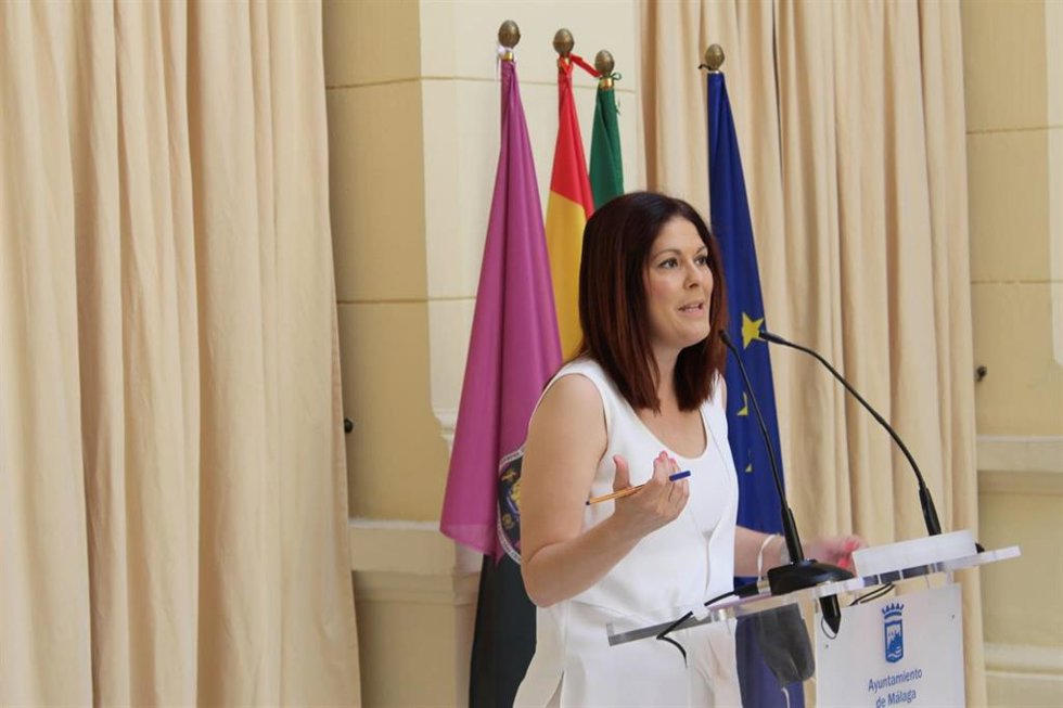 Archivo - La portavoz del grupo municipal de Cs en el Ayuntamiento de Málaga, Noelia Losada, en una imagen de archivo 