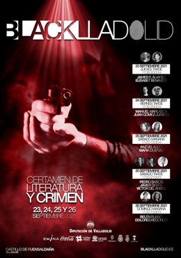 Cartel promocional del certamen literario 'Blacklladolid'.