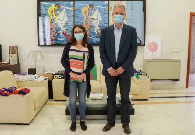 La vicepresidenta primera y el vicepresidente segundo del Consell, Monica Oltra y Héctor Illueca.