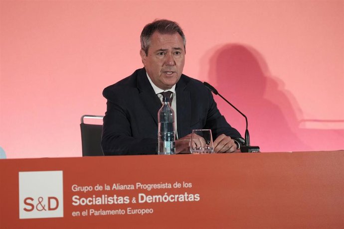 Archivo - El secretario general del PSOE-A, Juan Espadas, este martes en un acto sobre la PAC.