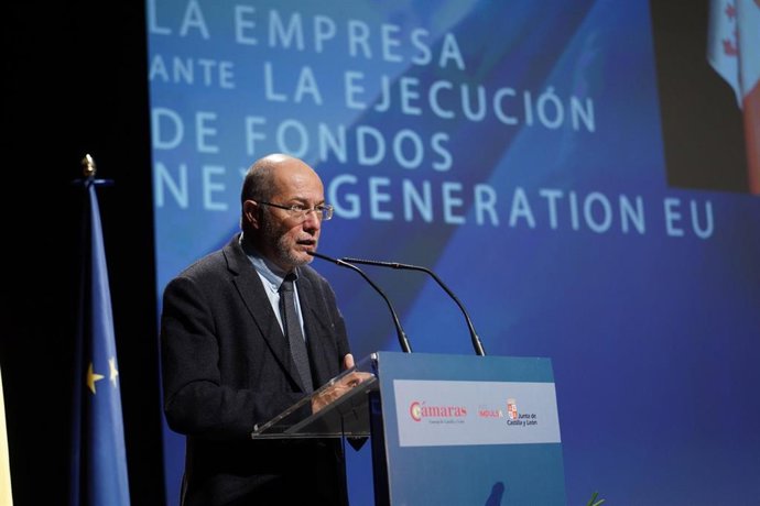 Igea durante su intervención en la joranda sobre los fondos NG.