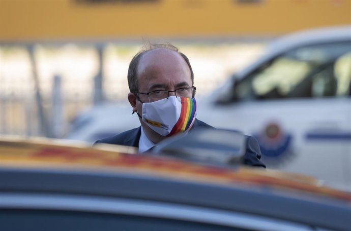 El ministro de Cultura y Deporte, Miquel Iceta, 