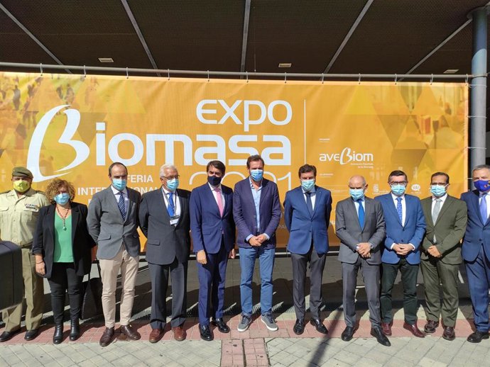 Inauguración de la XIII edición de Expobiomasa en Valladolid.