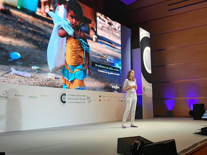 Arancha Martínez en la conferencia inaugural del II Congreso de Innovación Social Magallanes-Elcano