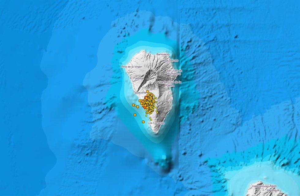 Actividad sísmica en La Palma