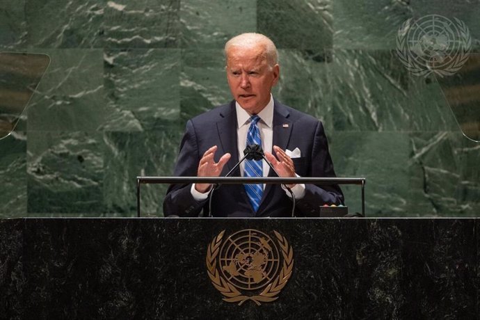 El presidente de Estados Unidos, Joe Biden, en la Asamblea General de la ONU.