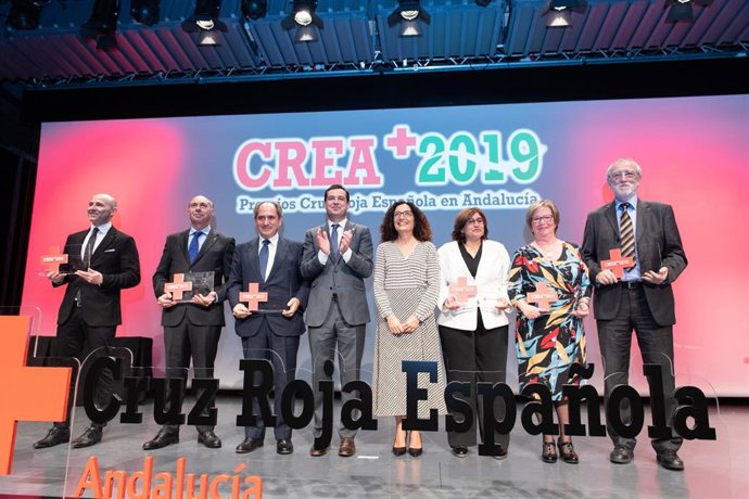 Imagen de archivo de los galardonados en los premios CREA+ de 2019.