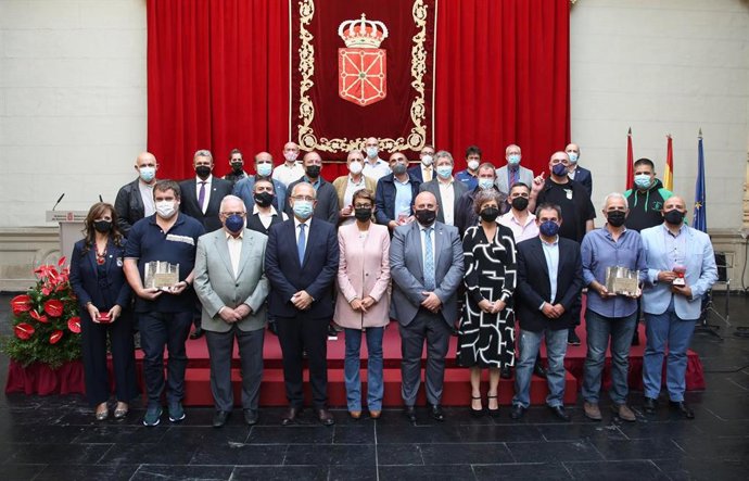 La presidenta de Navarra, María Chivite, entrega las Medallas y Menciones de Honor al Mérito Deportivo 2020.