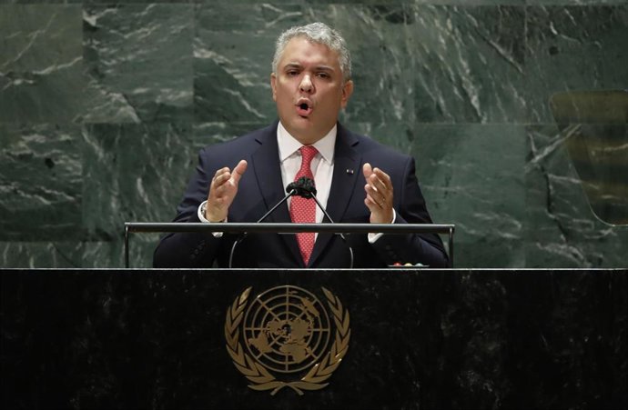 El presidente de Colombia, Iván Duque.