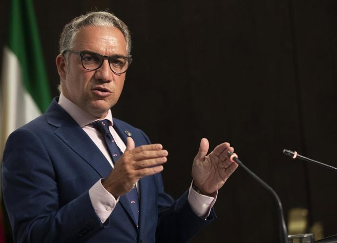 El consejero de Presidencia, Elías Bendodo (Fotografía de archivo)