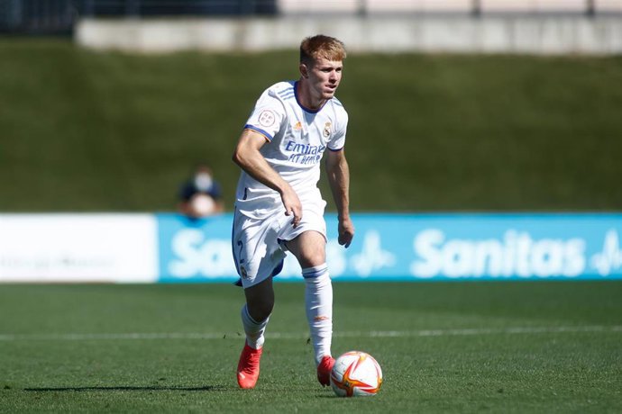Sergio Santos durante un partido del Real Madrid Castilla