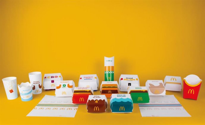 Nuevos envases de McDonald's