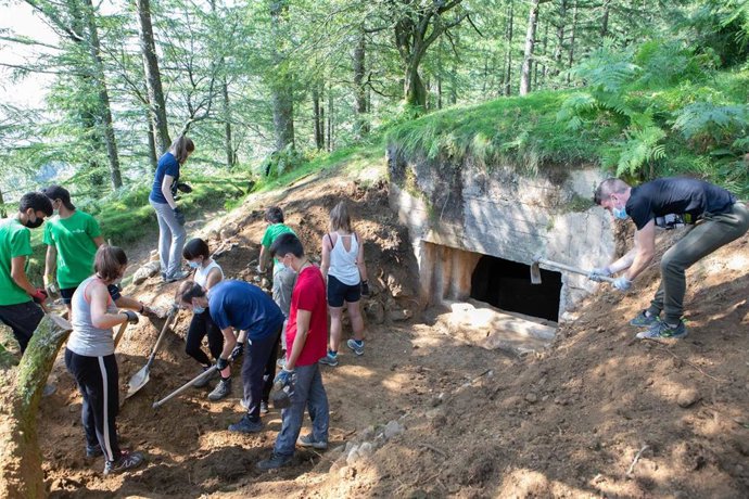 Archivo - Campo de voluntariado en Lesaka.