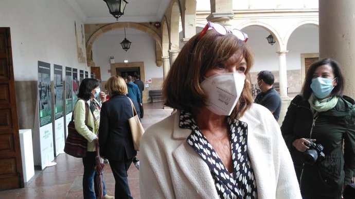 Margarita Fuente, presidenta de la AECC en Asturias.