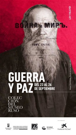 Cartel jornadas 'Guerra y Paz' de la Colección del Museo Ruso
