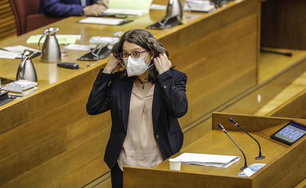 Archivo - La vicepresidenta del Gobierno de la Comunidad Valenciana y consellera de Políticas de Igualdad, Mónica Oltra, en imagen de archivo