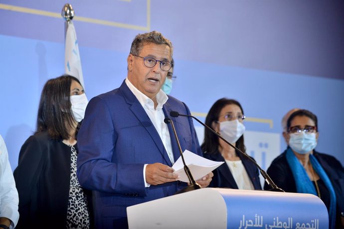 El primer ministro designado de Marruecos, Aziz Ajanuch, líder de la Agrupación Nacional de Independientes (RNI)