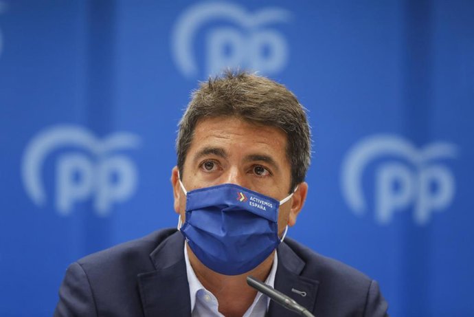El presidente del Partido Popular de la Comunitat Valenciana, Carlos Mazón