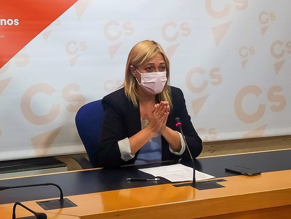 Carmen Picazo, en rueda de prensa