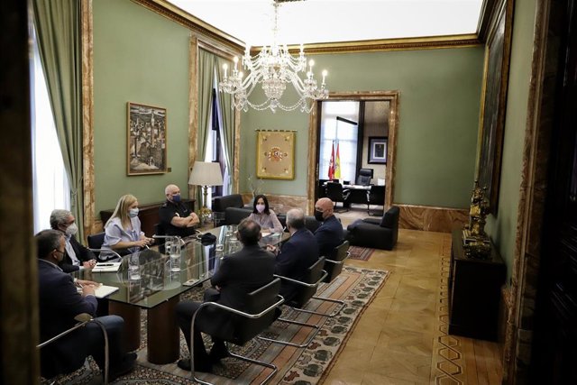 Un momento de la reunión