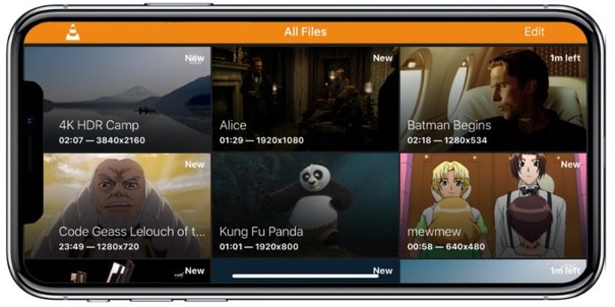 App de VLC para móviles.