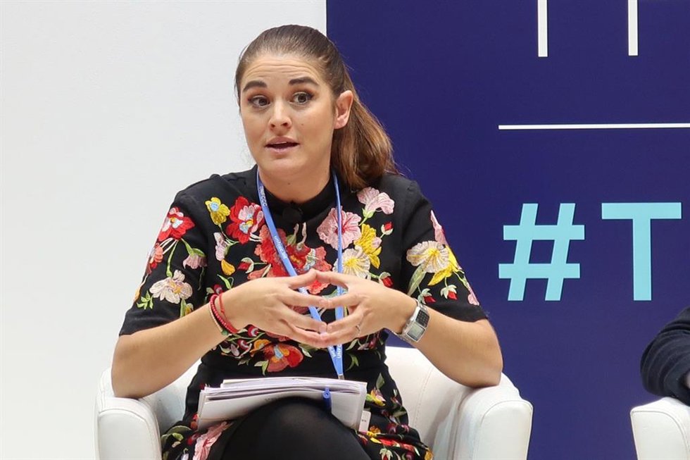 Archivo - La consellera de Emergencia Climática, Mireia Moll, interviene en la Cumbre Mundial del Clima