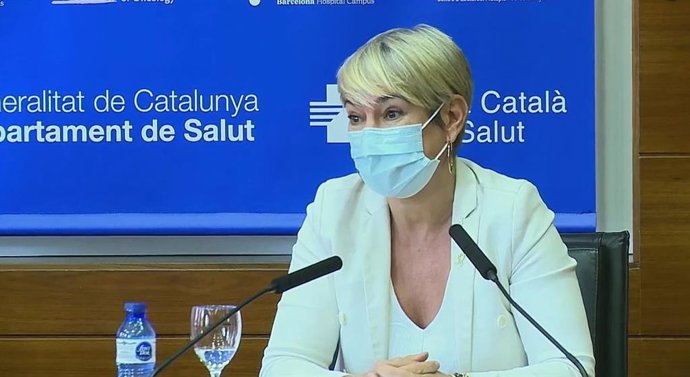La consellera de Justicia de la Generalitat, Lourdes Ciuró durante su intervención