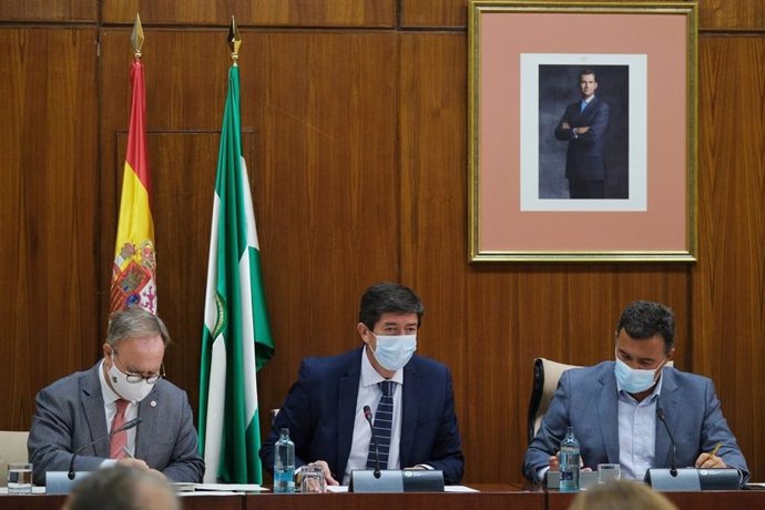 El vicepresidente de la Junta de Andalucía y consejero de Turismo, Regeneración, Justicia y Administración Local, Juan Marín.