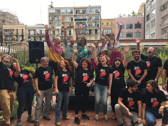 Equipo del espectáculo 'Bye Bye Monstre', el primer musical familiar de Dagoll Dagom.