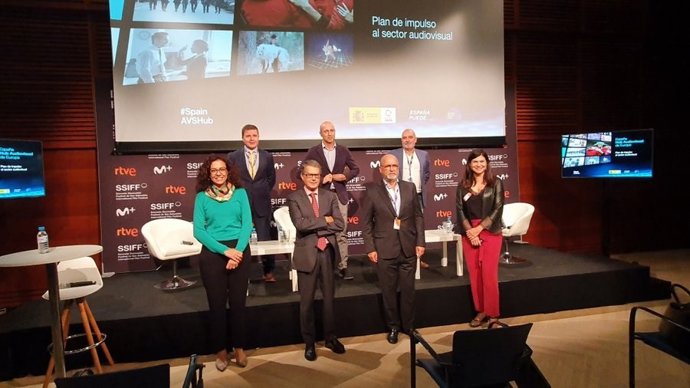 Presentación en San Sebastián del Plan 'España, Hub audiovisual de Europa'